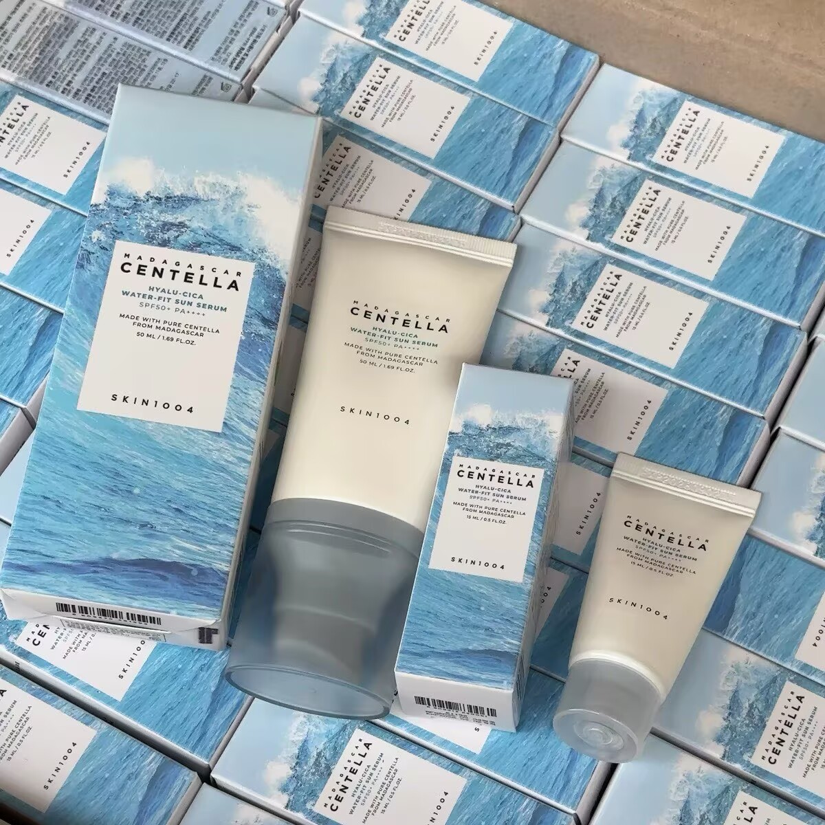 Skincare Centella - Set Coreano Hyalu Cica Centella SPF50