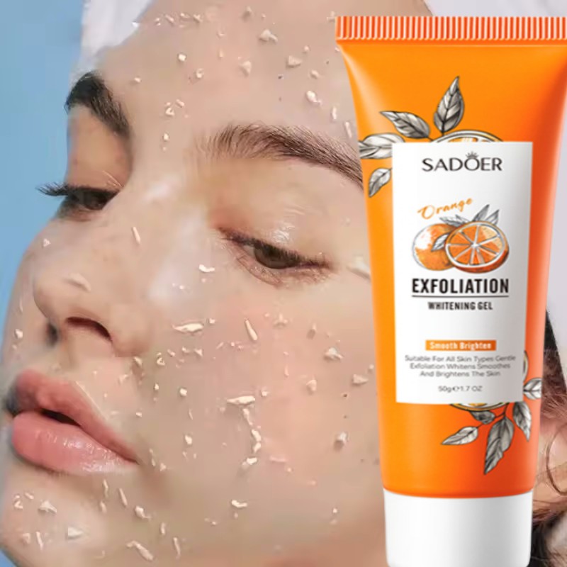 Ceramide Moisturizer - Gel peeling esfoliante arancione Scrub viso
