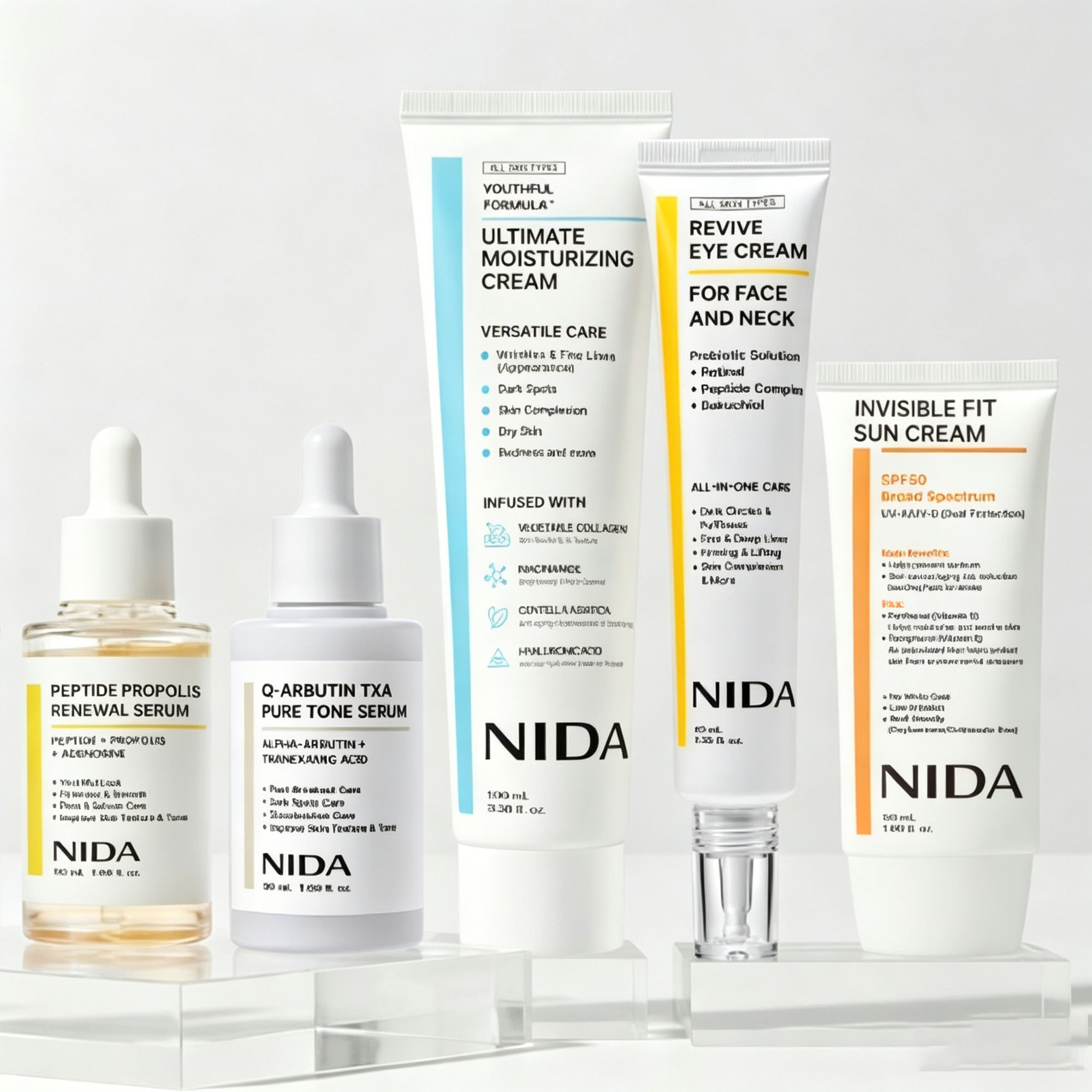 Skincare Centella - Crema Viso Idratante Coreana NIDA alla