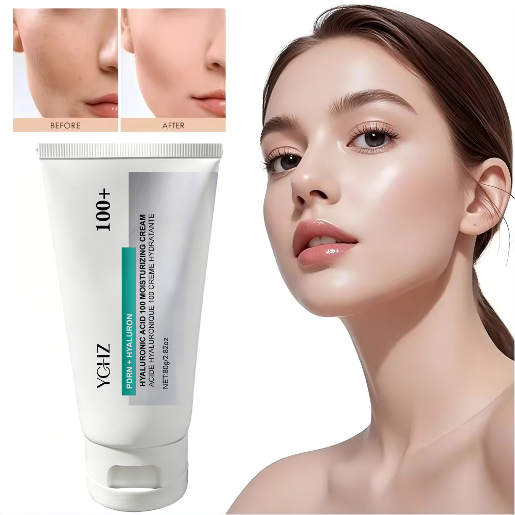 Ceramide Moisturizer - Crema Idratante all'Acido Ialuronico 100%, Leggera,