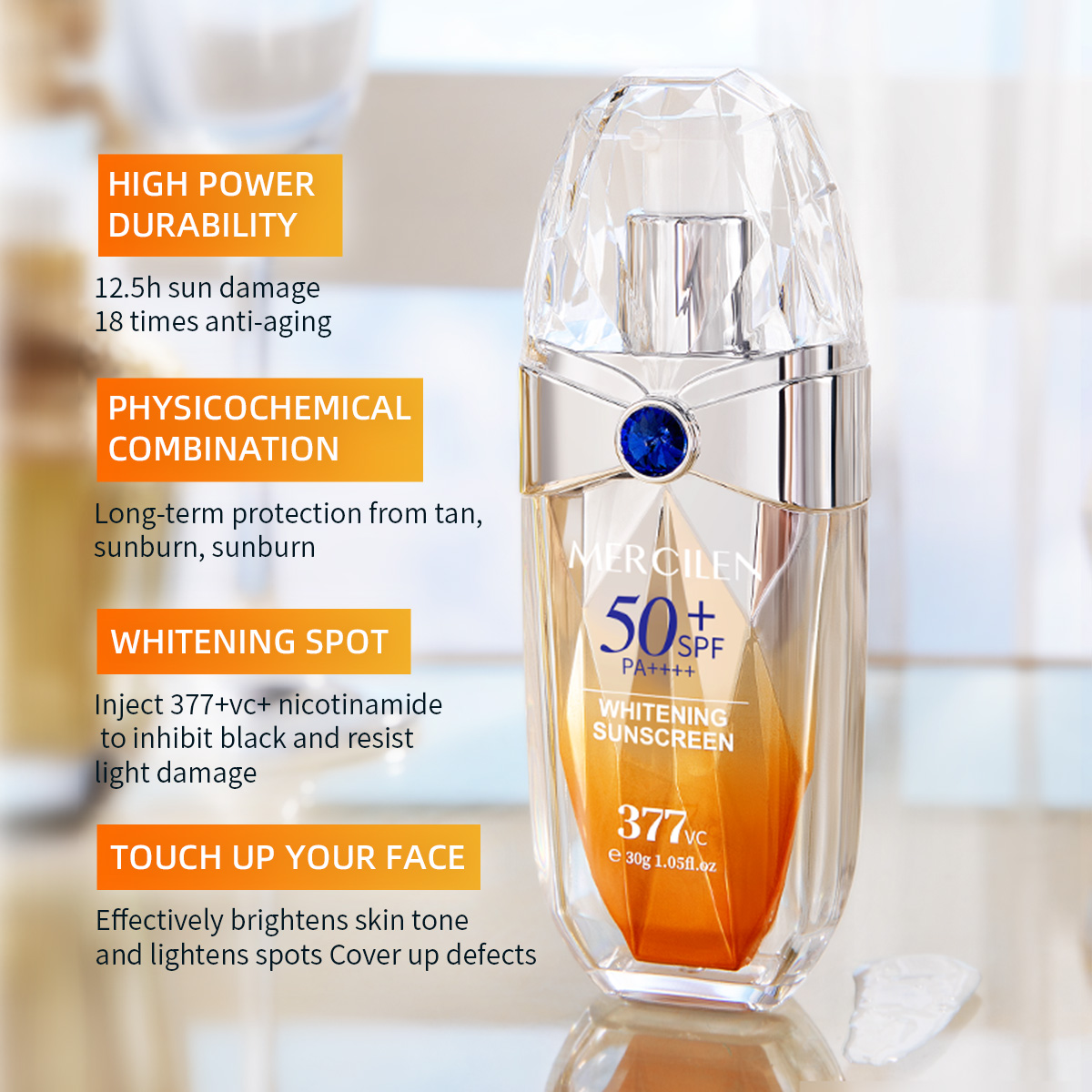 Crema solare Mercilen 30g, Spf - Spf 50 Sunscreen recensione e prezzo