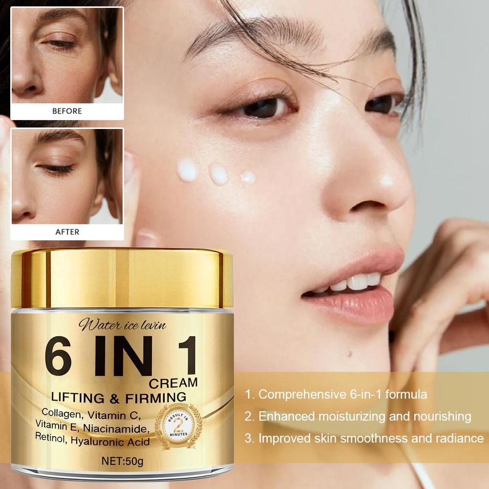 Crema viso al collagene 6 IN 1 - Skincare Vitamin C recensione e prezzo