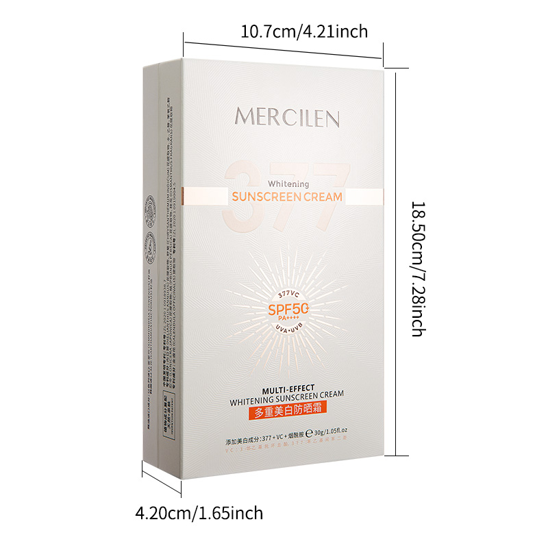 Crema solare viso e corpo Merc - Spf 50 Sunscreen recensione e prezzo