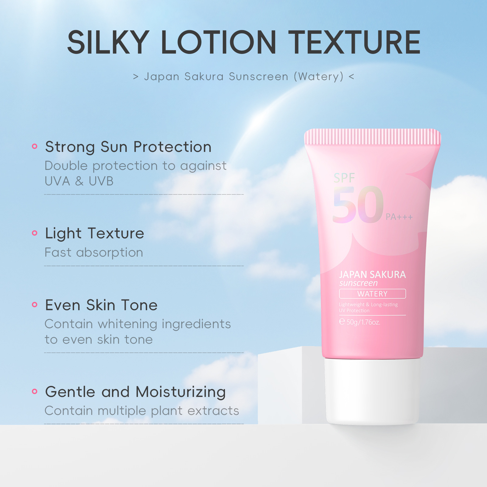 LAIKOU Sakura SPF50 PA+++ Lozi - Spf 50 Sunscreen recensione e prezzo